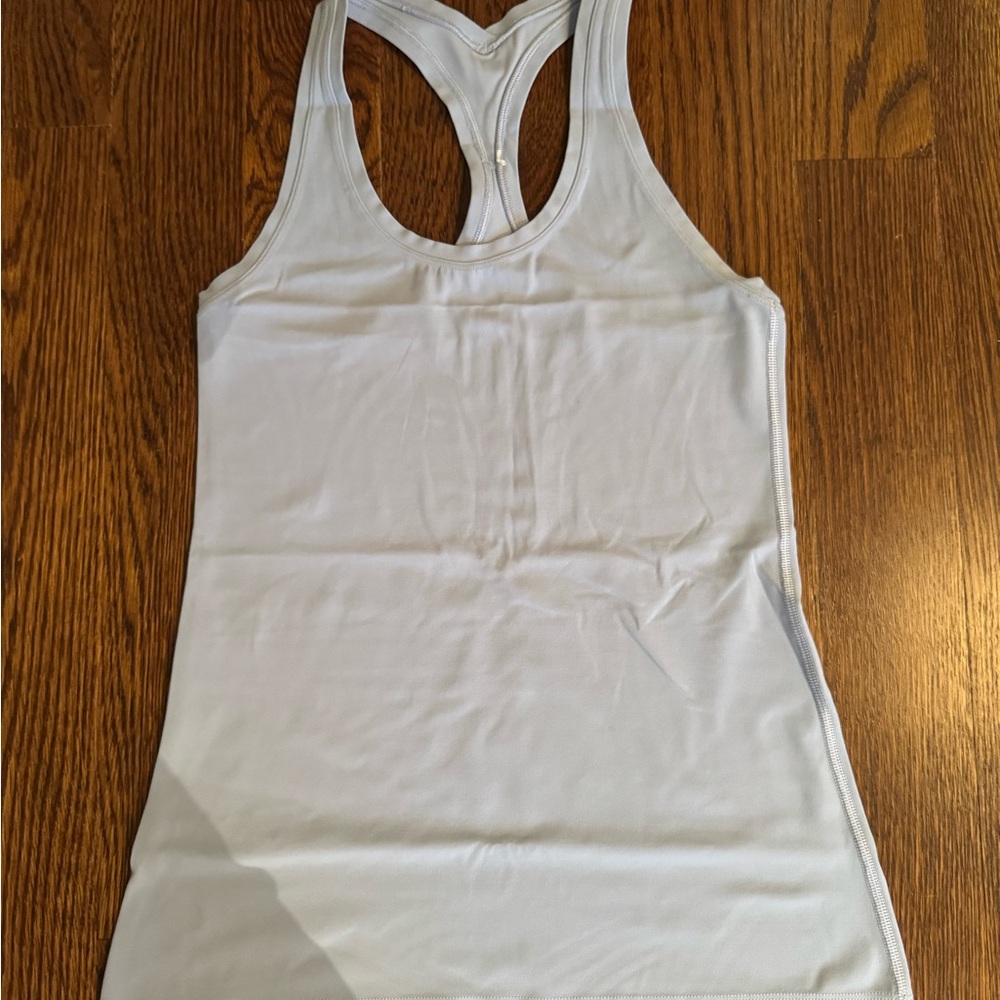 Lululemon Women's Light Blue Tank Top